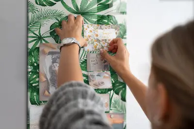 Magnet board Monstera plant leaves