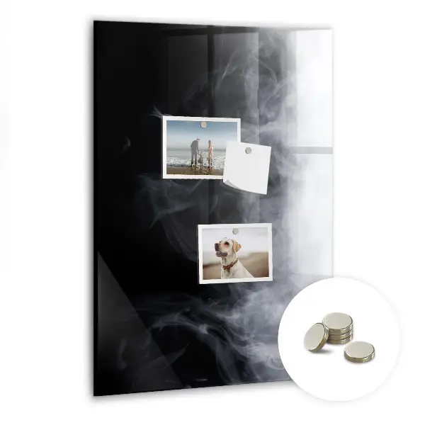 Magnetic Wall Board in Smoke