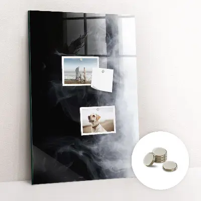 Magnetic Wall Board in Smoke