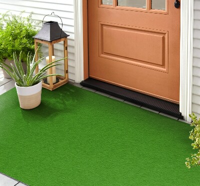 Outdoor rug for deck Juicy green