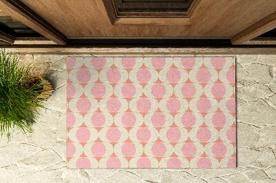 Outdoor door mat Geometric motif