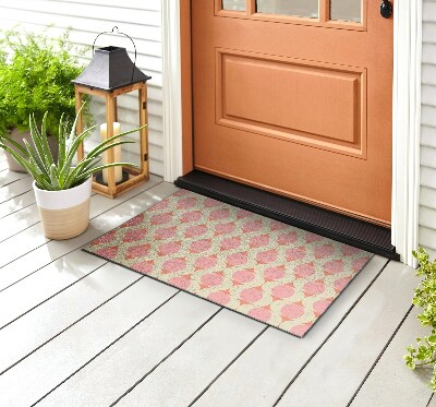 Outdoor door mat Geometric motif