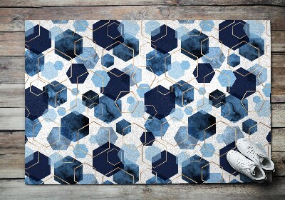 Outdoor door mat Abstract Hexagon