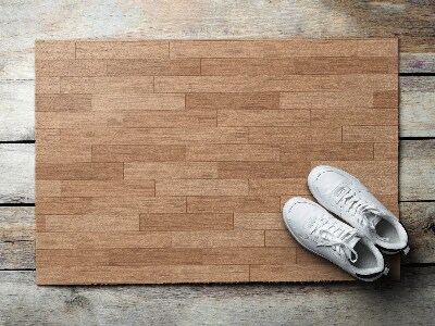 Front door floor mat Wooden Floor