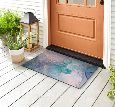 Front door floor mat Multicolored Marble