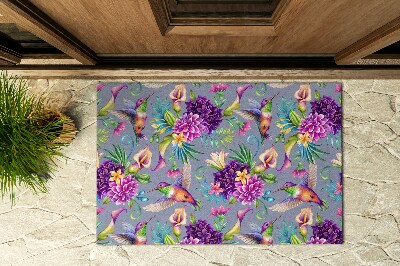 Front door floor mat Floristry and Ornithology