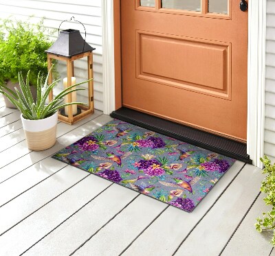 Front door floor mat Floristry and Ornithology