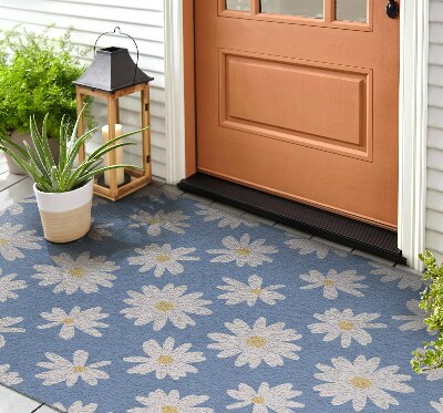 Front door floor mat Floral Design
