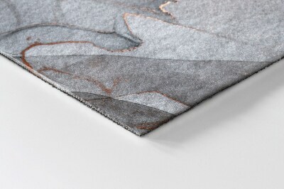 Front door floor mat Marble In Shades Of Gray
