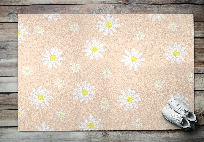Front door floor mat Floral Motif
