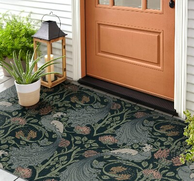 Front door floor mat Flora and Fauna
