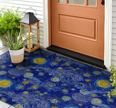 Front door floor mat Abstract Heavens
