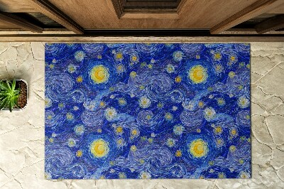 Front door floor mat Abstract Heavens