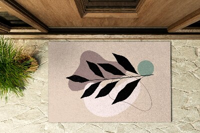 Front door floor mat Leaves