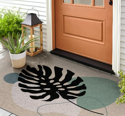 Front door doormat Fern Leaf