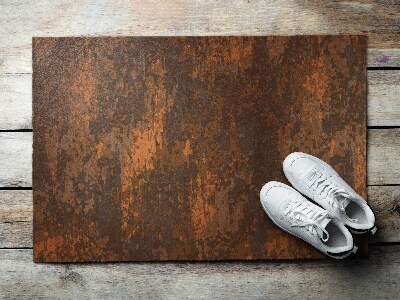 Front door floor mat Rusty Abstraction