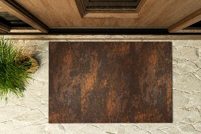 Front door floor mat Rusty Abstraction