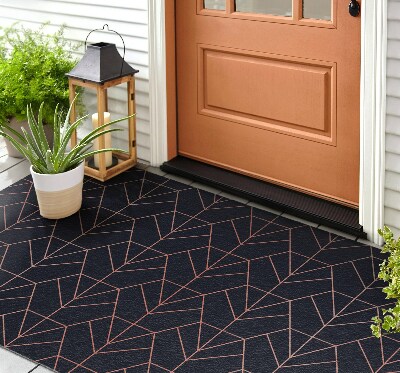 Front door floor mat Geometry