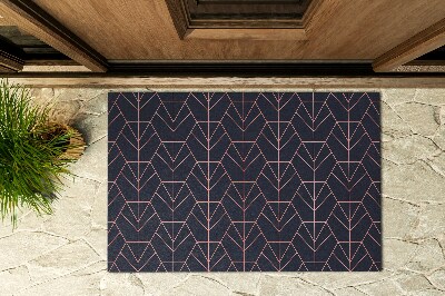 Front door floor mat Geometry