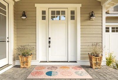 Carpet front door Circles and Lines