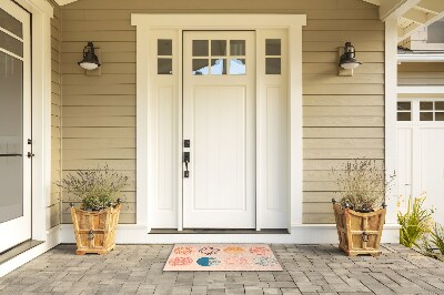 Carpet front door Circles and Lines