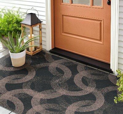 Carpet front door Abstract Circles