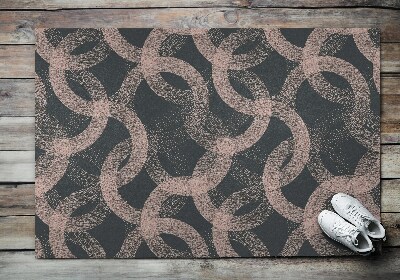 Carpet front door Abstract Circles