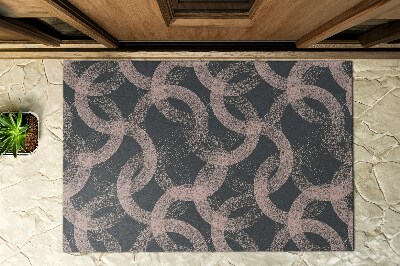 Carpet front door Abstract Circles
