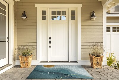 Carpet front door Geometric Abstraction