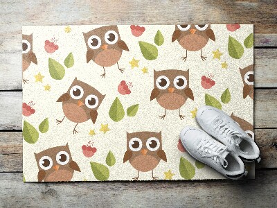 Outdoor mat Owl Bird