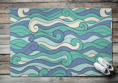 Outdoor mat Sea wave