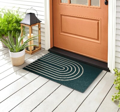 Front door floor mat Geometric Design