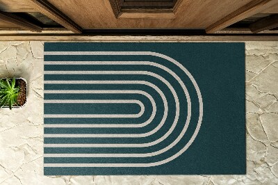 Front door floor mat Geometric Design