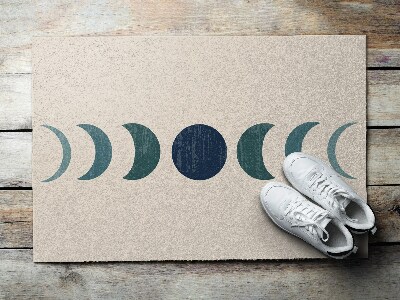 Front door floor mat Moon design