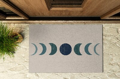 Front door floor mat Moon design