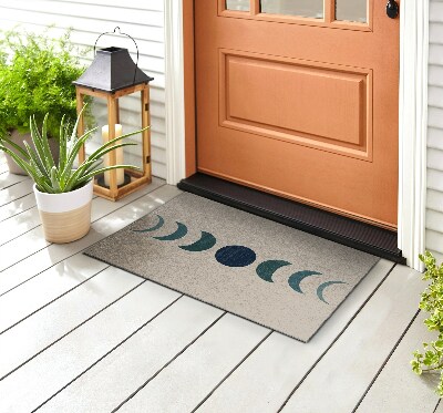 Front door floor mat Moon design