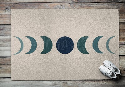 Front door floor mat Moon design