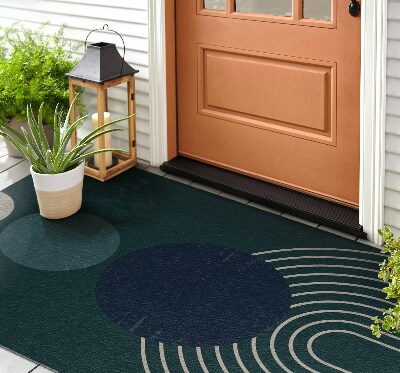 Front door floor mat Geometry of Circles