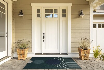 Front door floor mat Geometry of Circles