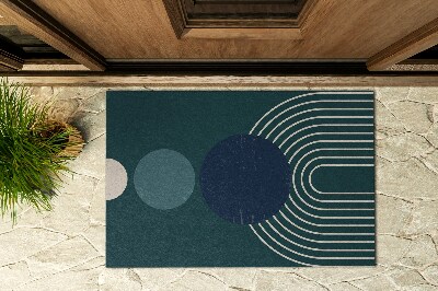 Front door floor mat Geometry of Circles