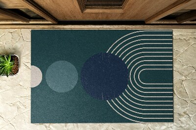 Front door floor mat Geometry of Circles