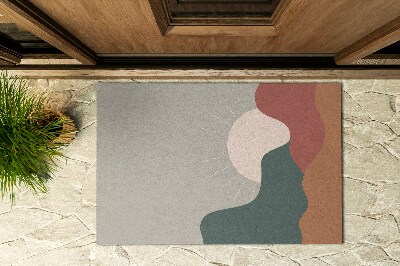 Front door doormat Morning light