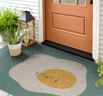 Front door doormat Cat Animal