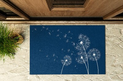 Front door doormat Flowers Blower