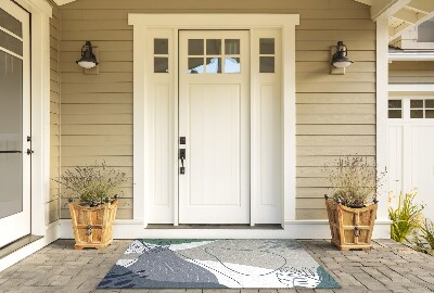 Front door doormat Geometry Abstract