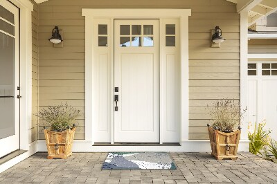 Front door doormat Geometry Abstract