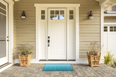 Front door doormat Waves of Geometry