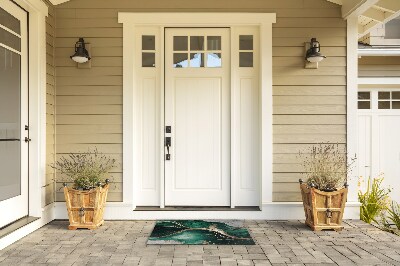 Front door mat Marble abstraction