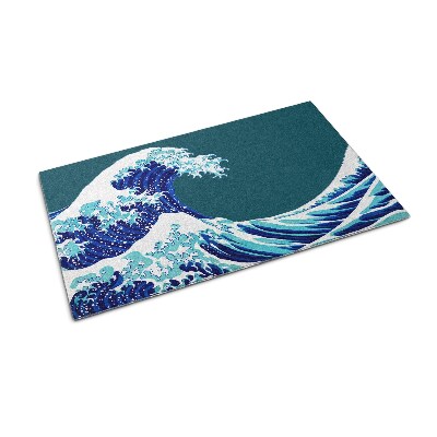 Front door mat Sea Wave
