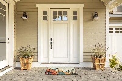 Carpet front door Sunflower Flora